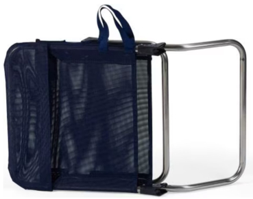 Preview: FIAM® Quick Strandstuhl Aluminium Dunkelblau